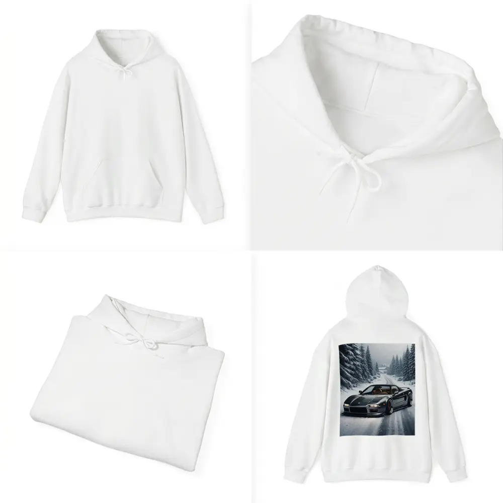 Acura NSX Snow Road Winter Forest – Hoodies