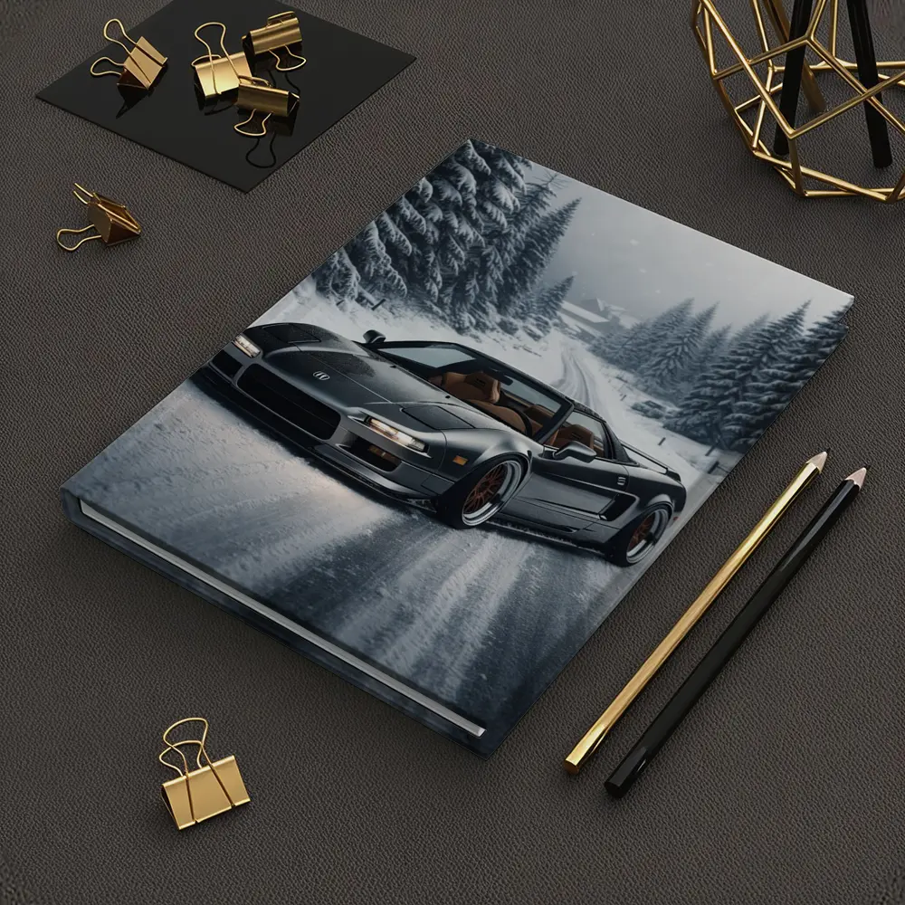 Acura NSX Snow Road Winter Forest – Notebooks