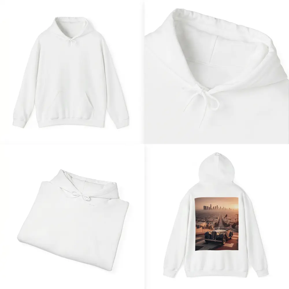 Vintage Alfa Romeo Classic Car Los Angeles Sunset – Hoodies