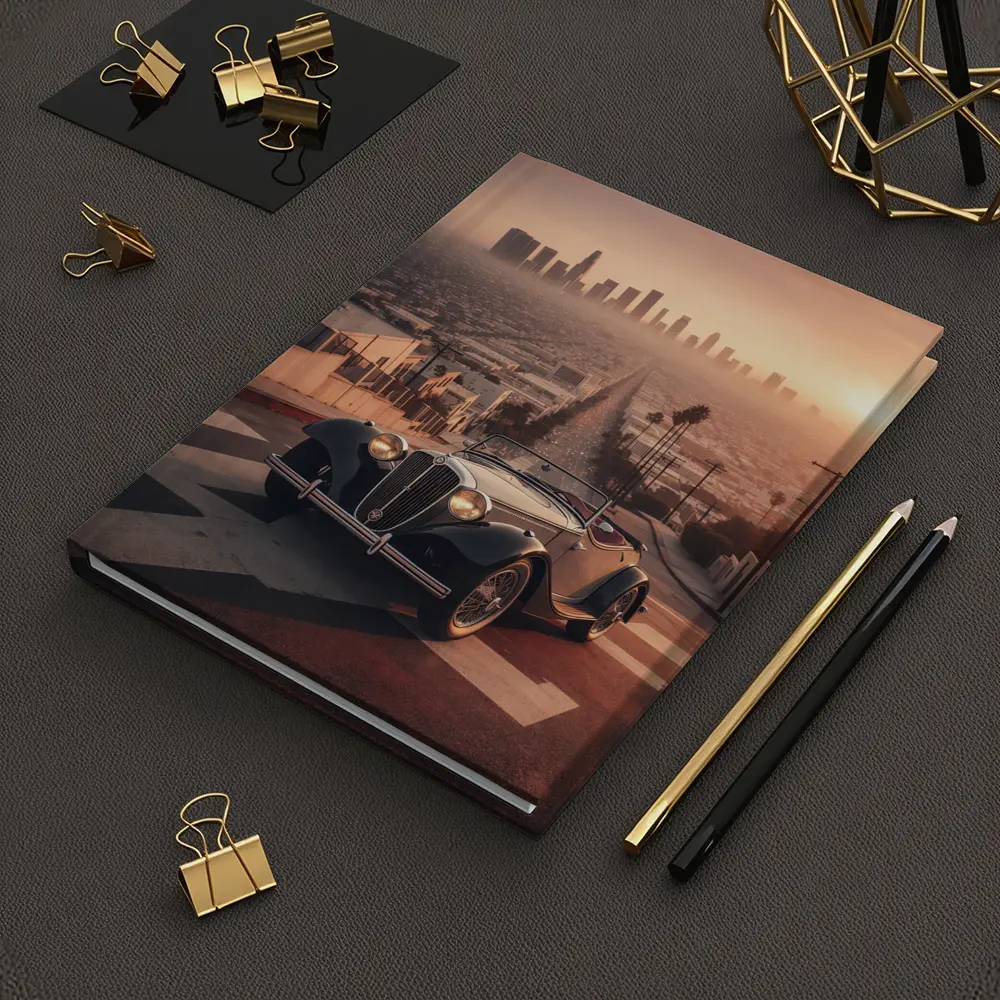 Vintage Alfa Romeo Classic Car Los Angeles Sunset – Notebooks