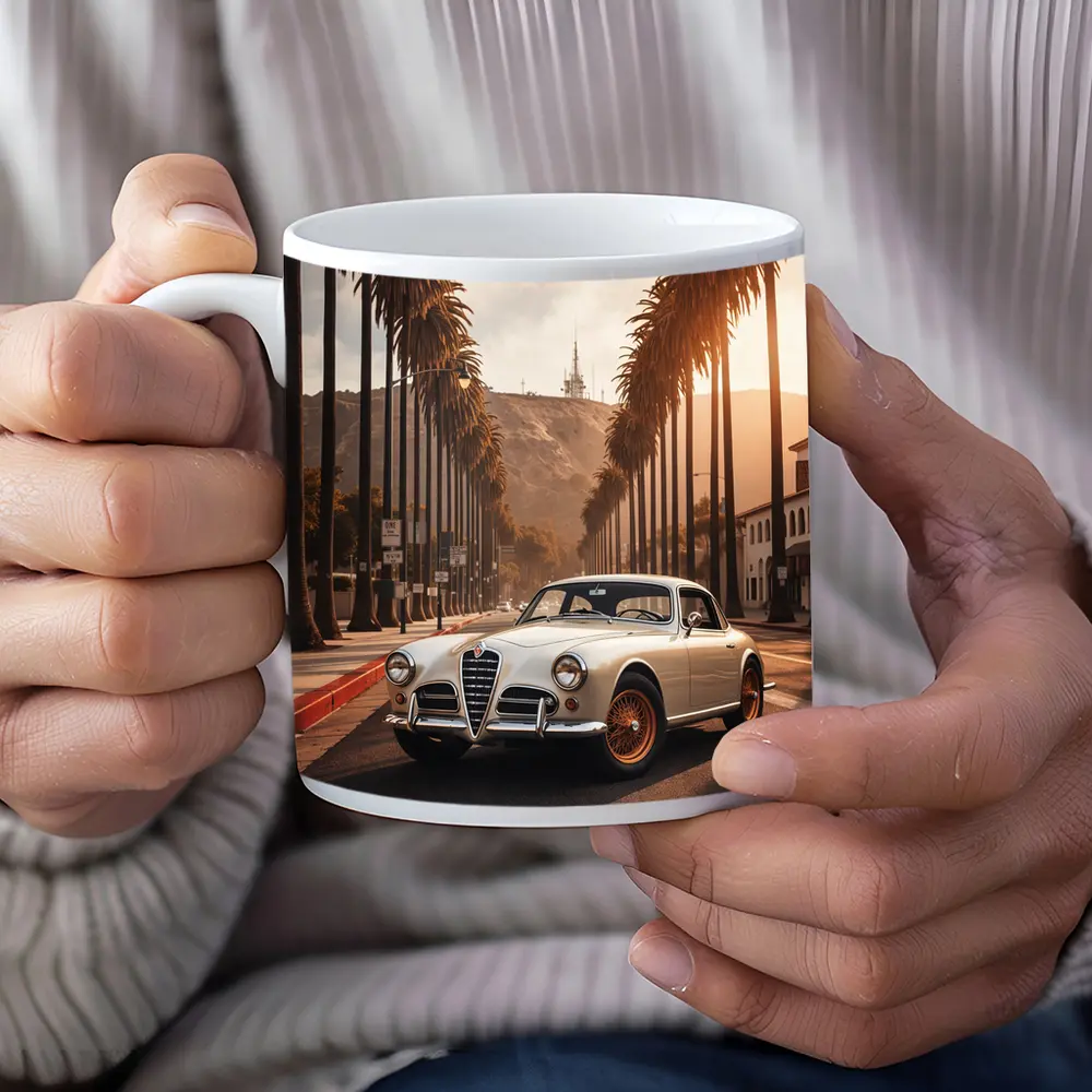 Vintage Alfa Romeo Classic Car Los Angeles – Mugs