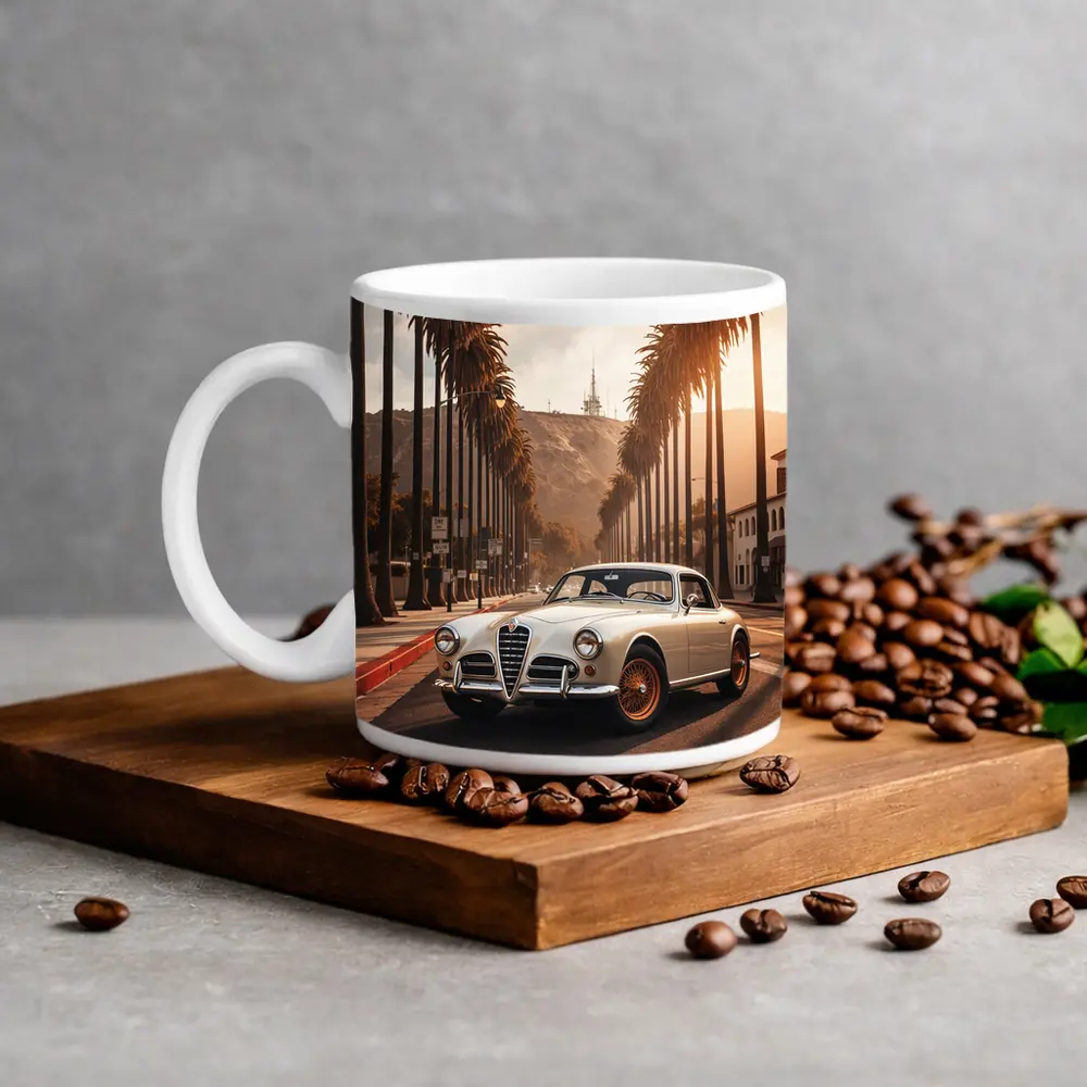Vintage Alfa Romeo Classic Car Los Angeles – Mugs