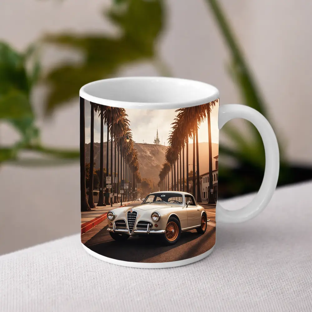 Vintage Alfa Romeo Classic Car Los Angeles – Mugs