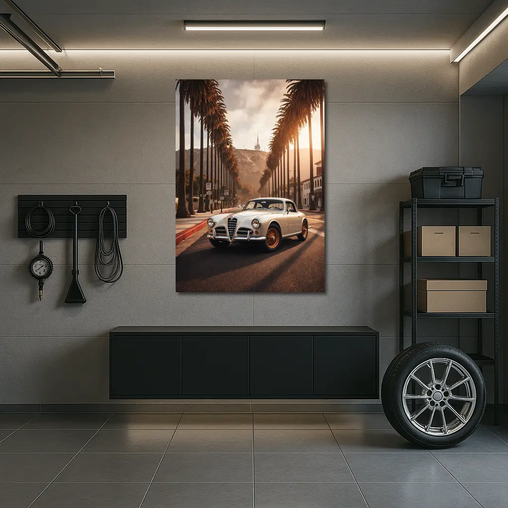 Vintage Alfa Romeo Classic Car Los Angeles – Wall Art