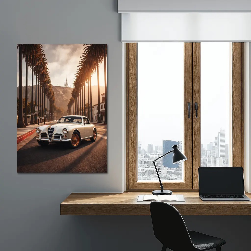 Vintage Alfa Romeo Classic Car Los Angeles – Wall Art