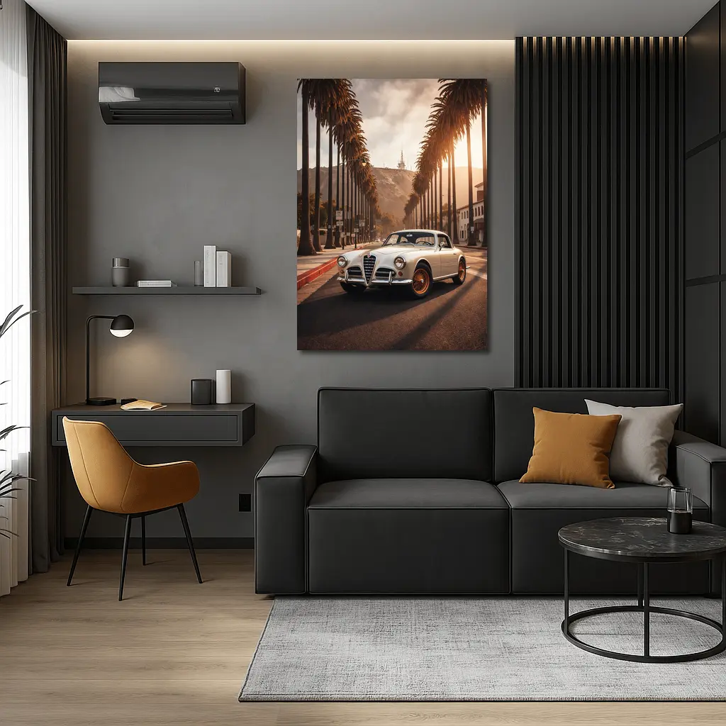Vintage Alfa Romeo Classic Car Los Angeles – Wall Art