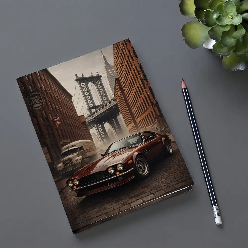 Aston Martin Vantage on New York Street – Notebooks