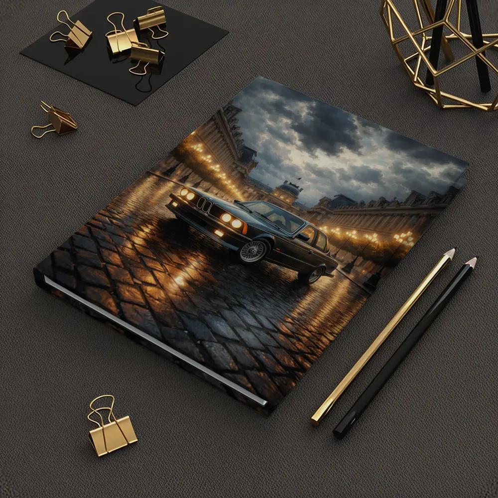 BMW Six Series Classic Rainy Night Paris – Notebooks