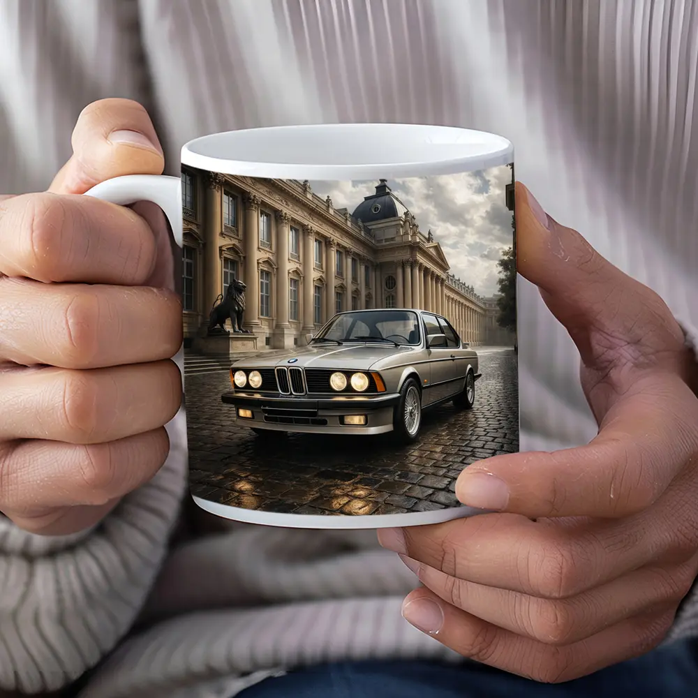 BMW 6 Series Classic Car Cobblestone Palace – Mugs