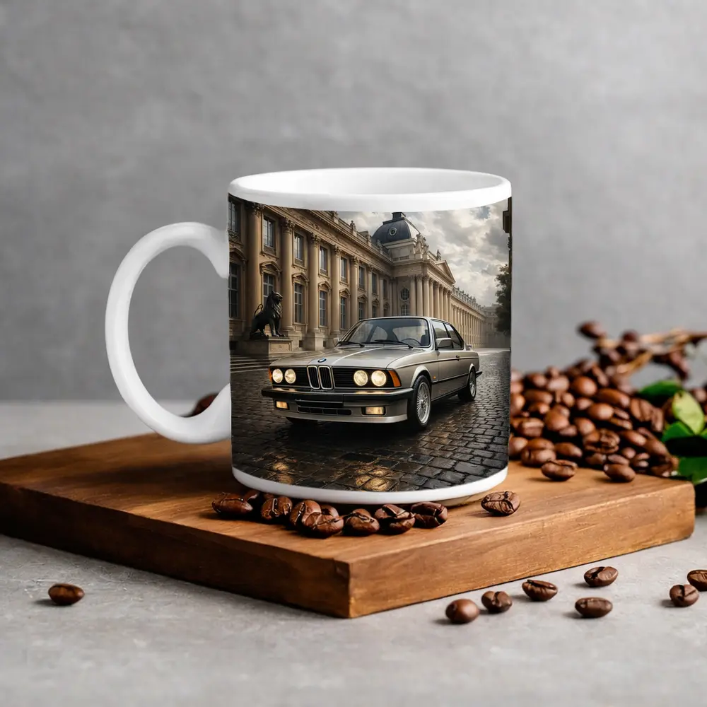 BMW 6 Series Classic Car Cobblestone Palace – Mugs