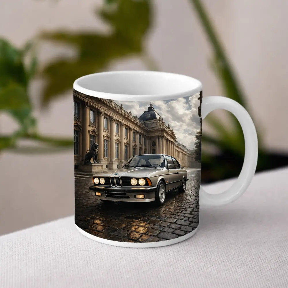 BMW 6 Series Classic Car Cobblestone Palace – Mugs