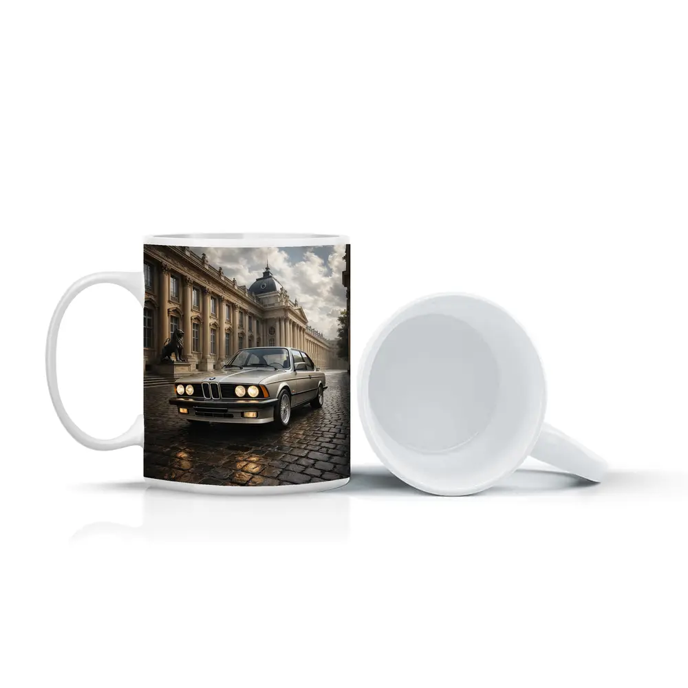 BMW 6 Series Classic Car Cobblestone Palace – Mugs