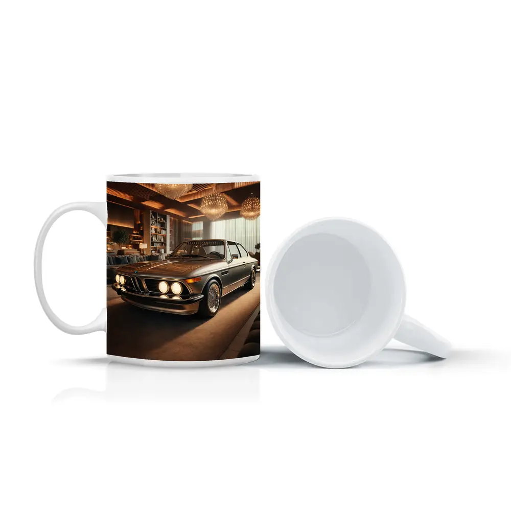 BMW Classic Coupe Luxury Showroom Interior – Mugs