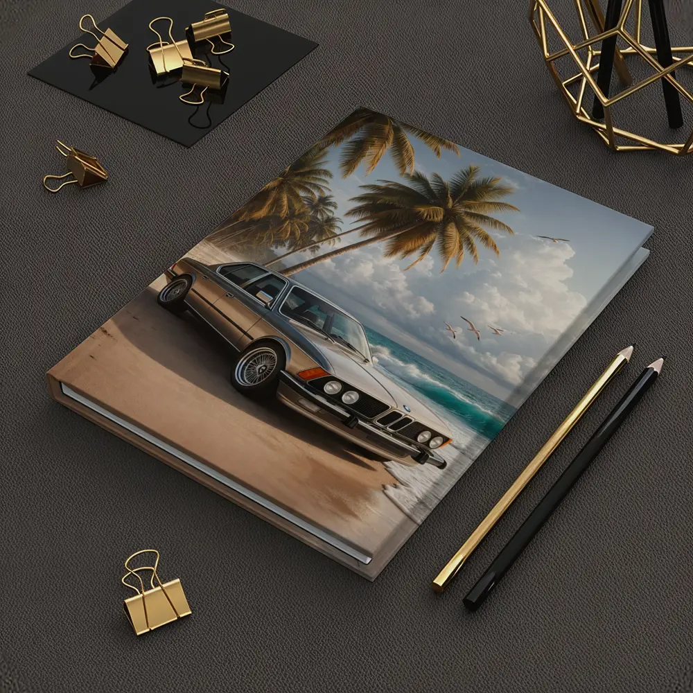 BMW E21 Classic Coupe On Tropical Beach – Notebooks