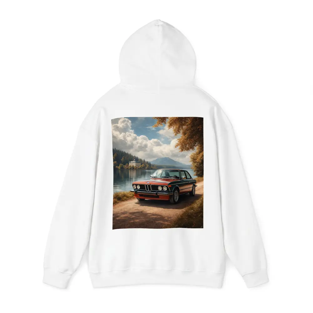 Vintage BMW E21 Parked By Lakeside – Hoodies