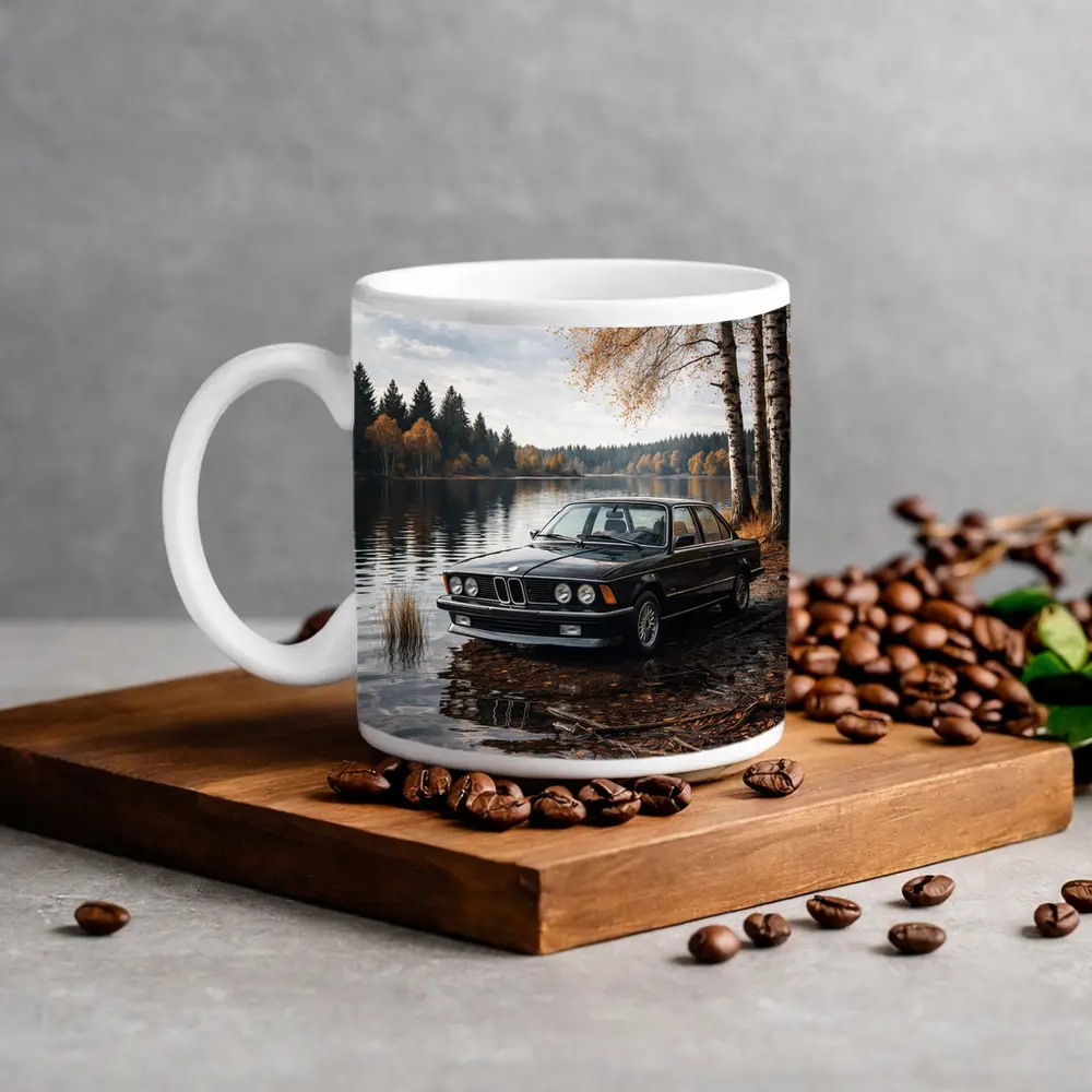 BMW E21 Classic Coupe by Autumn Lake – Mugs