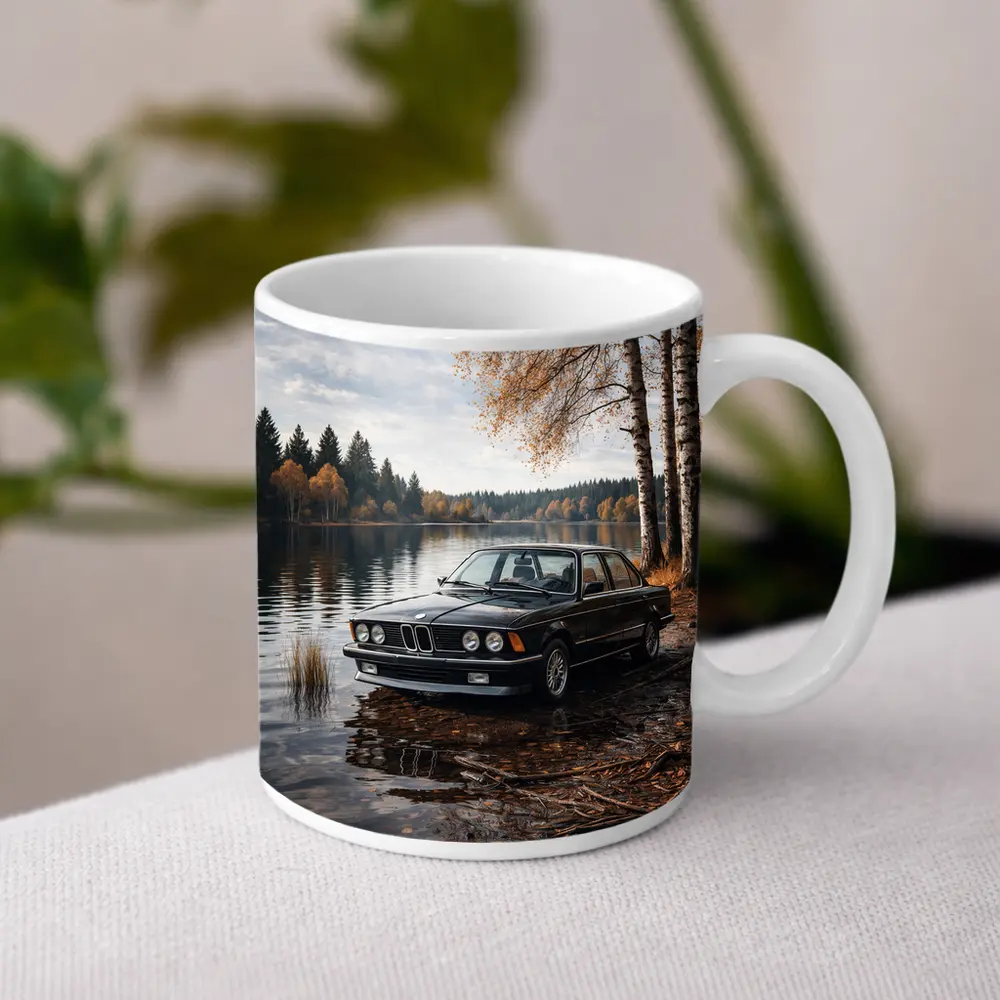 BMW E21 Classic Coupe by Autumn Lake – Mugs