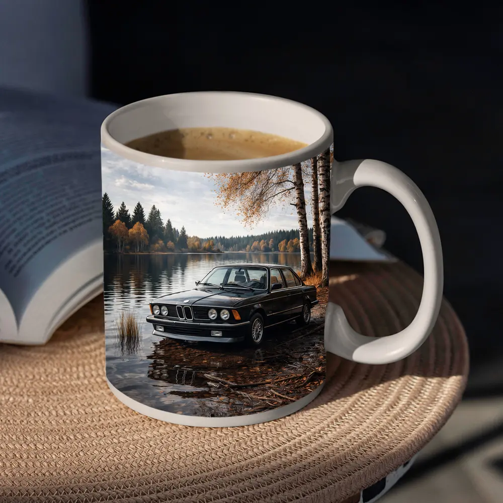 BMW E21 Classic Coupe by Autumn Lake – Mugs