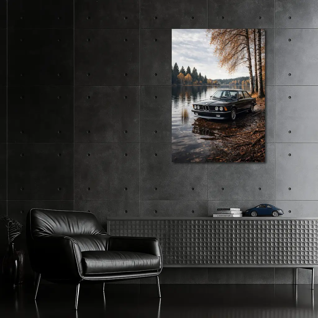 BMW E21 Classic Coupe by Autumn Lake – Wall Art