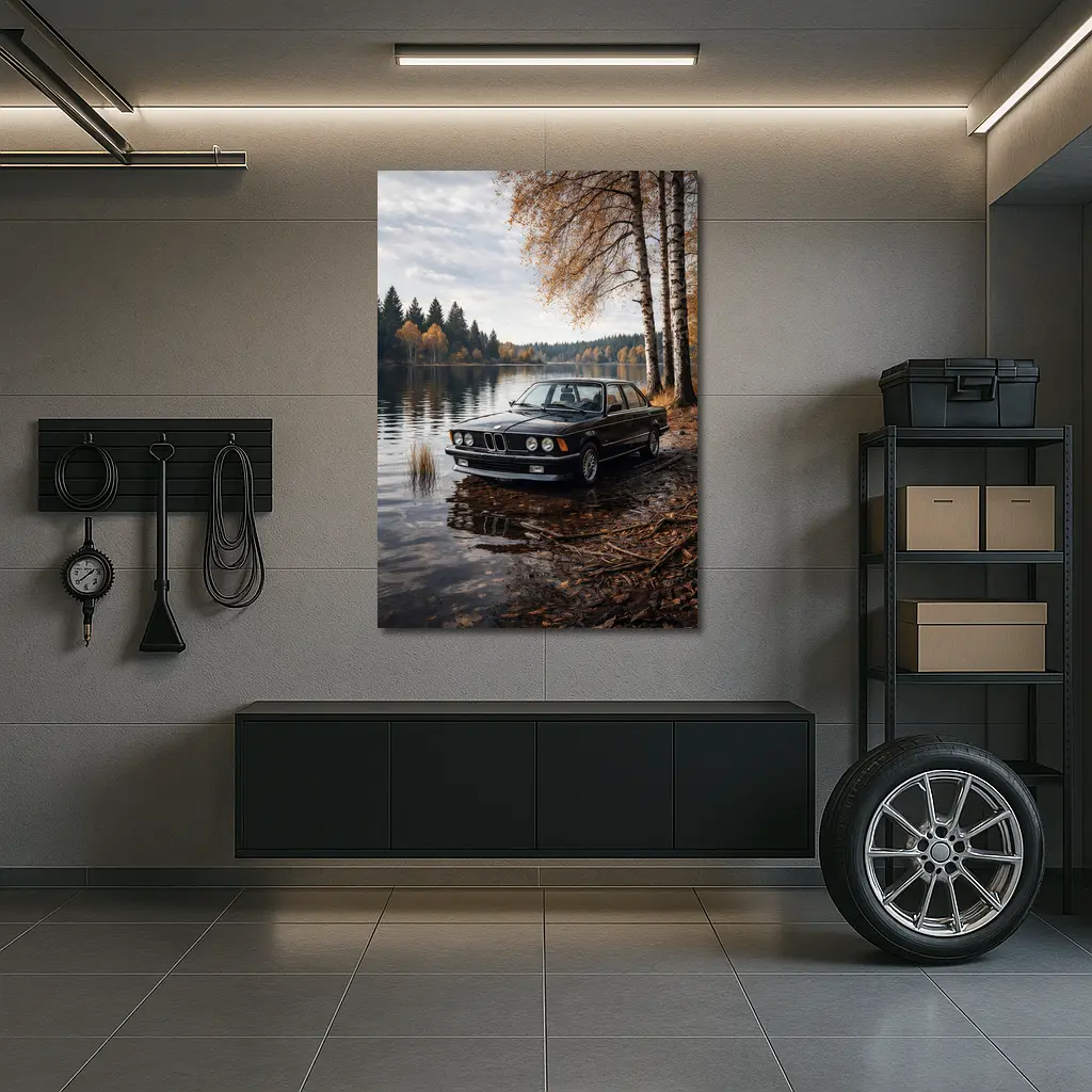 BMW E21 Classic Coupe by Autumn Lake – Wall Art