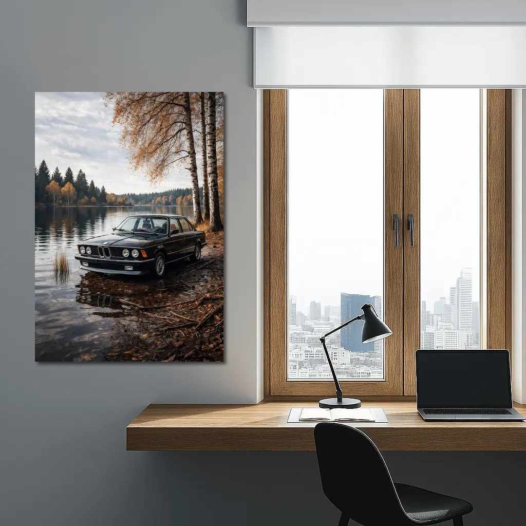 BMW E21 Classic Coupe by Autumn Lake – Wall Art