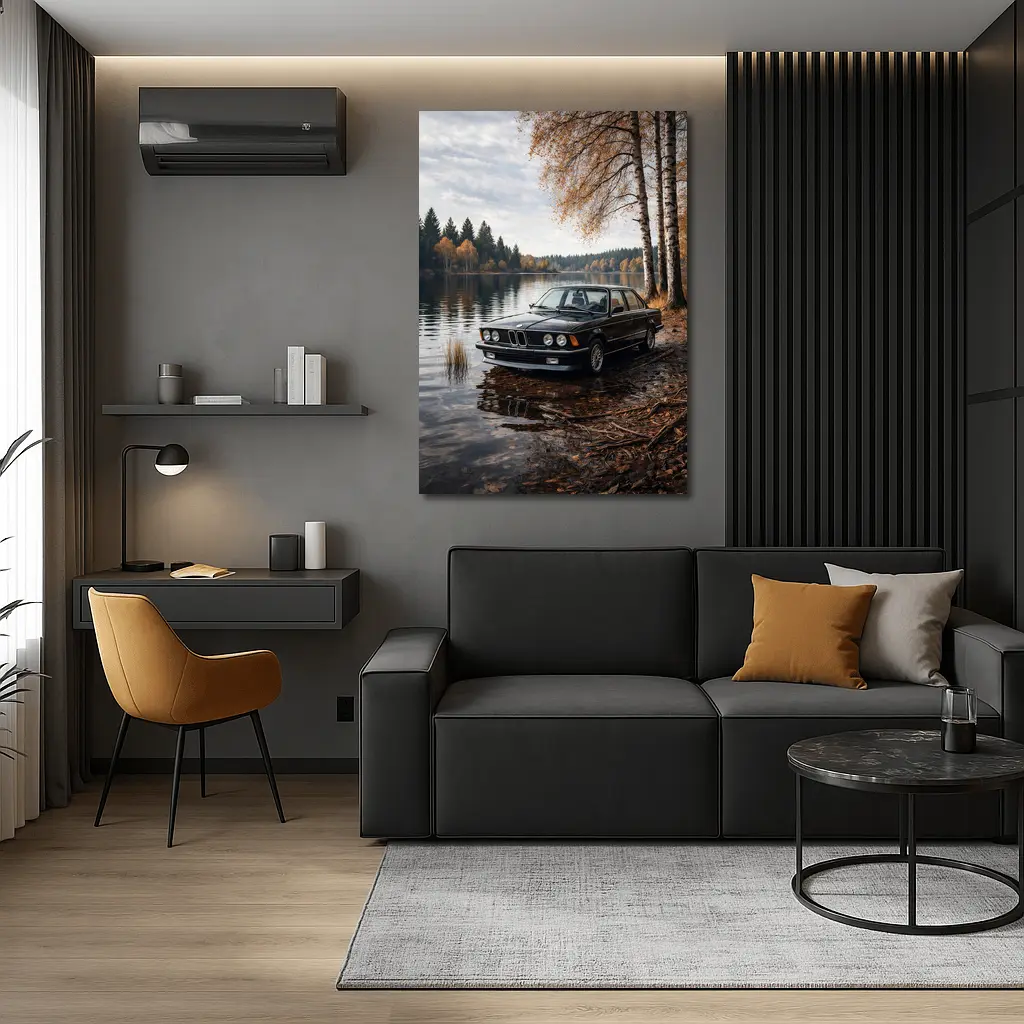 BMW E21 Classic Coupe by Autumn Lake – Wall Art
