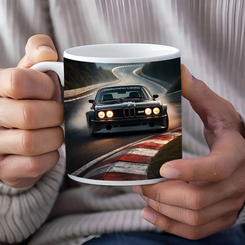 BMW E24 Racing on Nurburgring Track – Mugs
