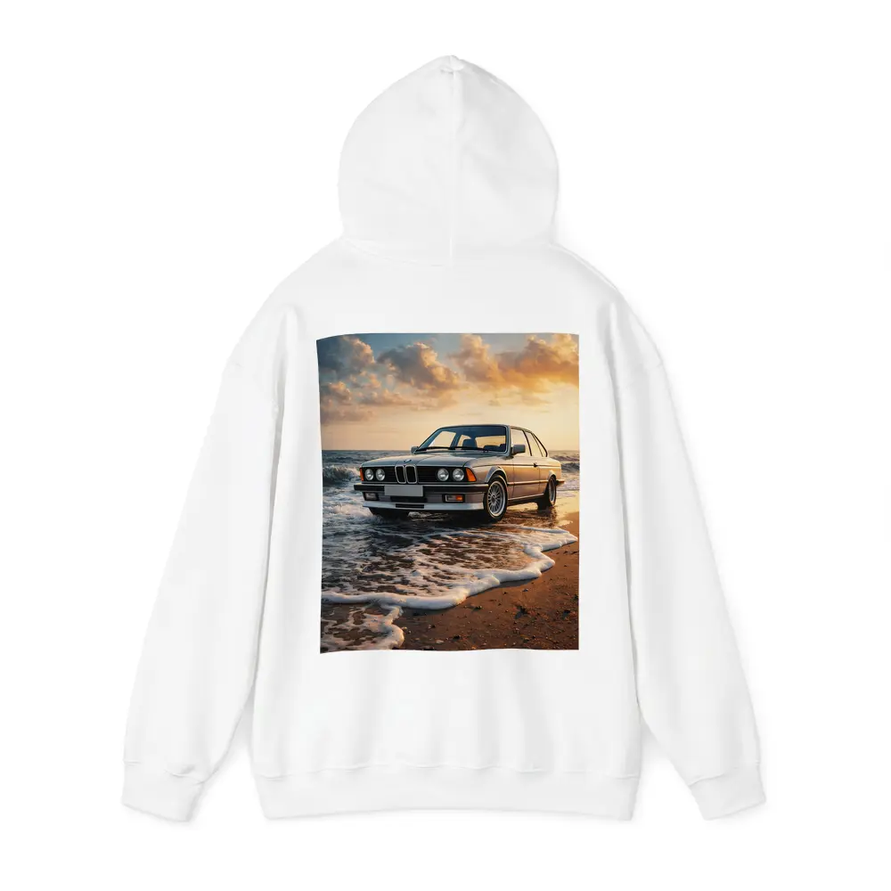 BMW E24 Six Series Beach Sunset – Hoodies