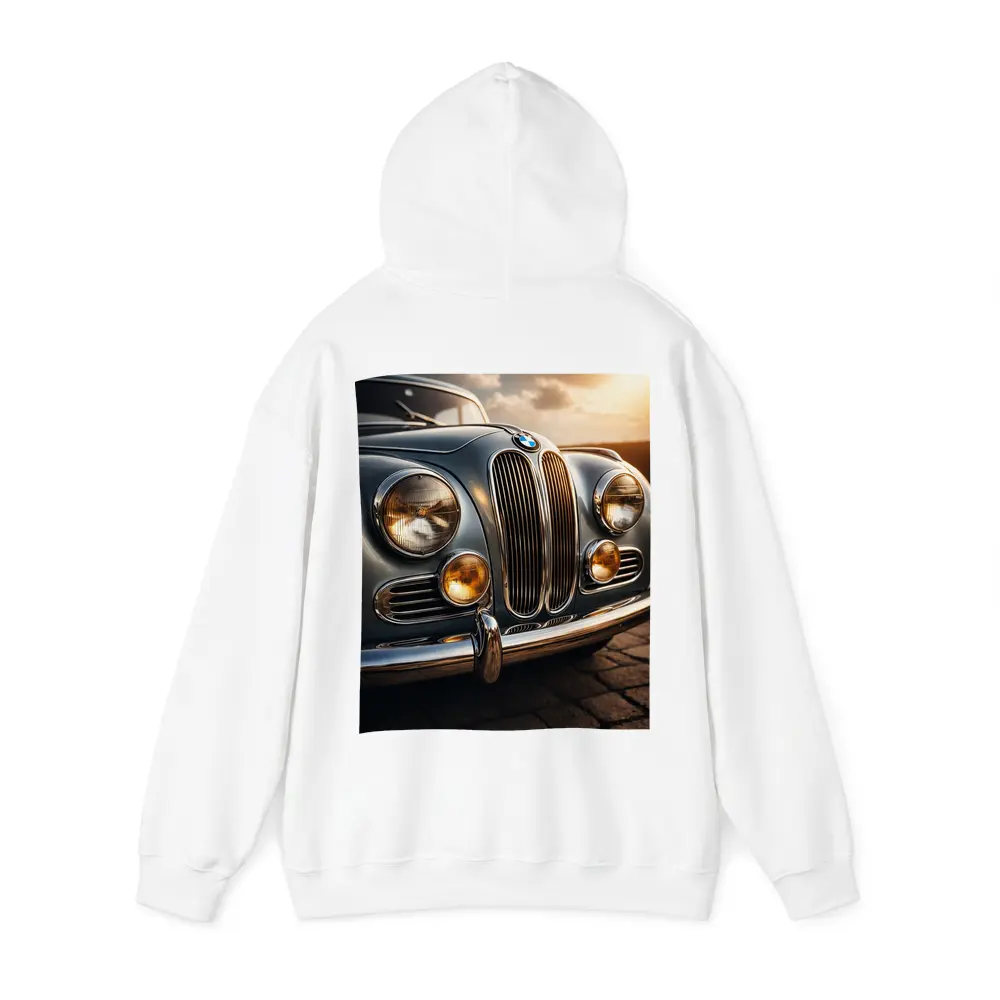 Vintage BMW Classic Car Sunset Sky – Hoodies