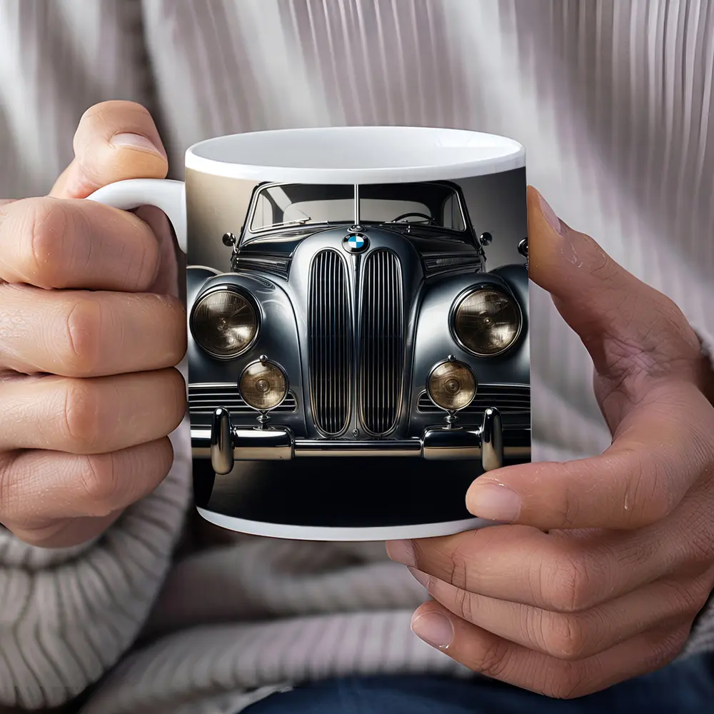 Vintage BMW Classic Car Dark Studio – Mugs