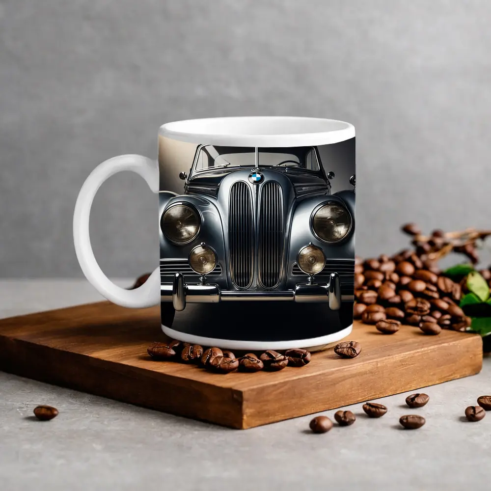 Vintage BMW Classic Car Dark Studio – Mugs