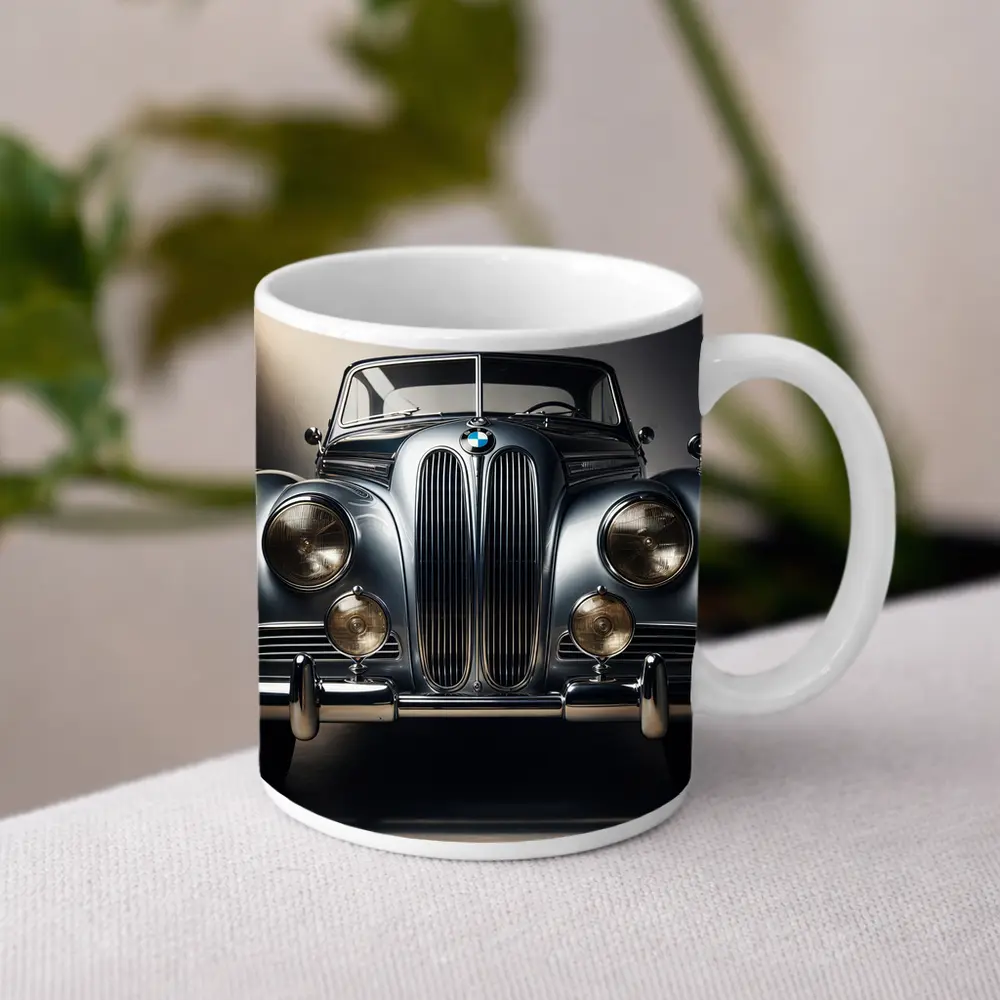 Vintage BMW Classic Car Dark Studio – Mugs
