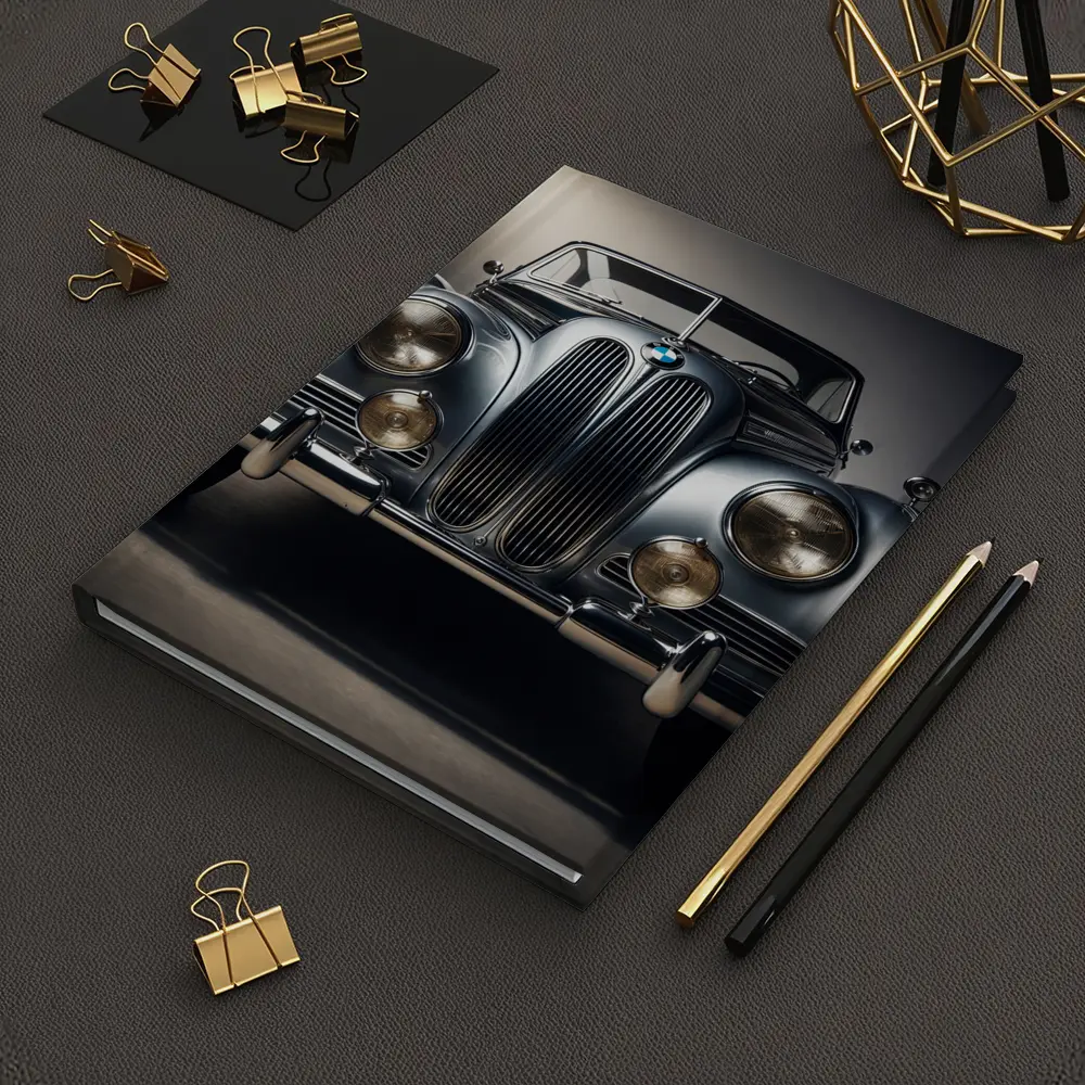 Vintage BMW Classic Car Dark Studio – Notebooks