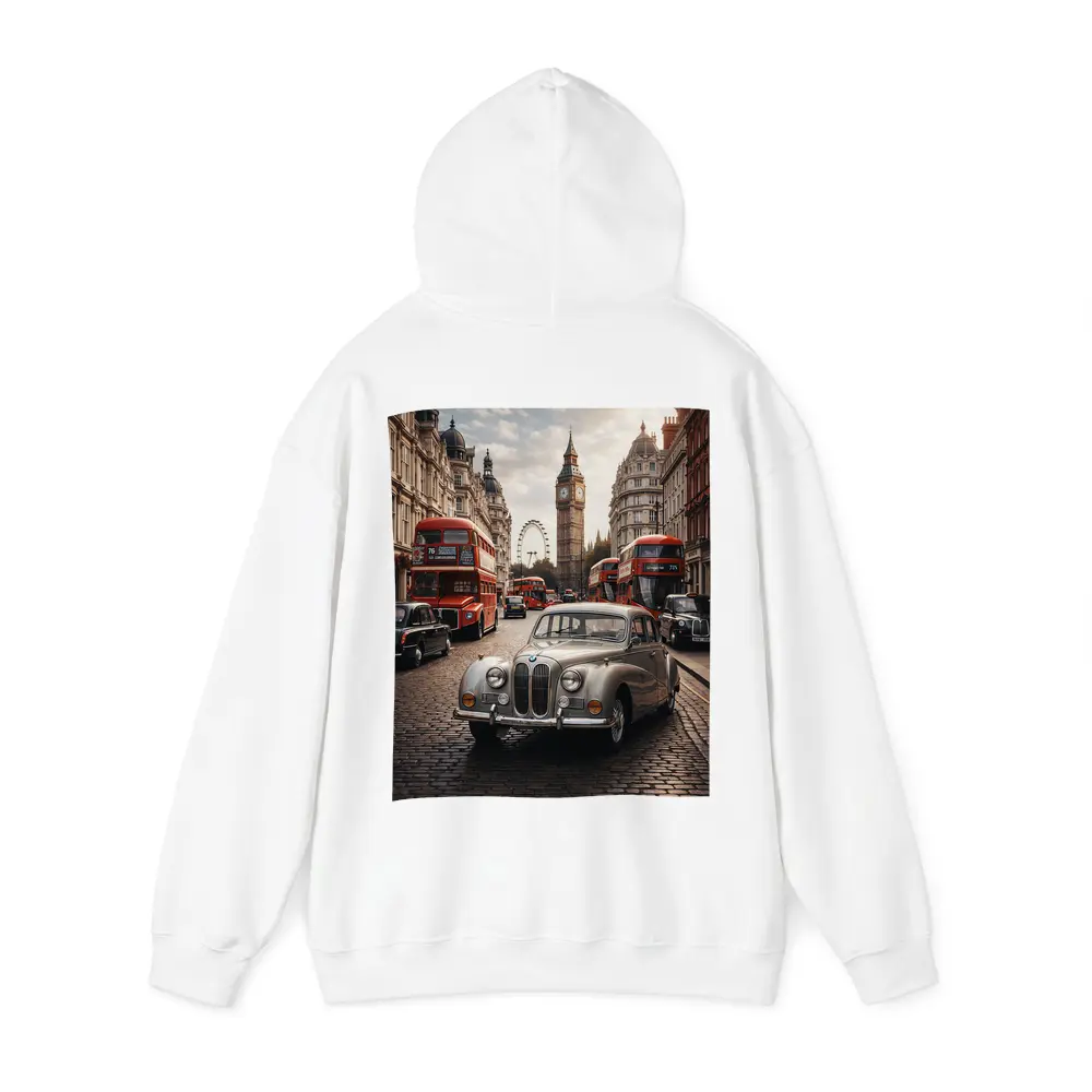 Vintage BMW Classic Car London Street – Hoodies
