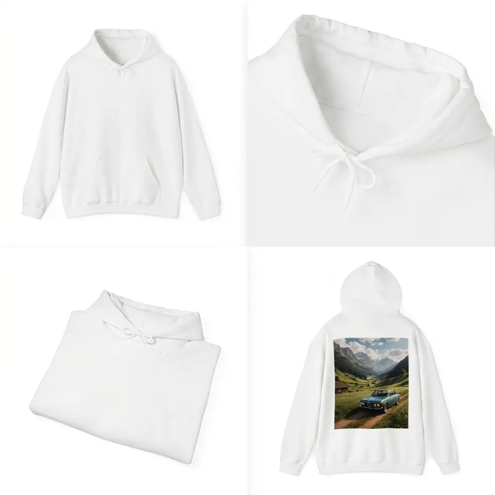 Vintage BMW Classic Car Alpine Valley – Hoodies