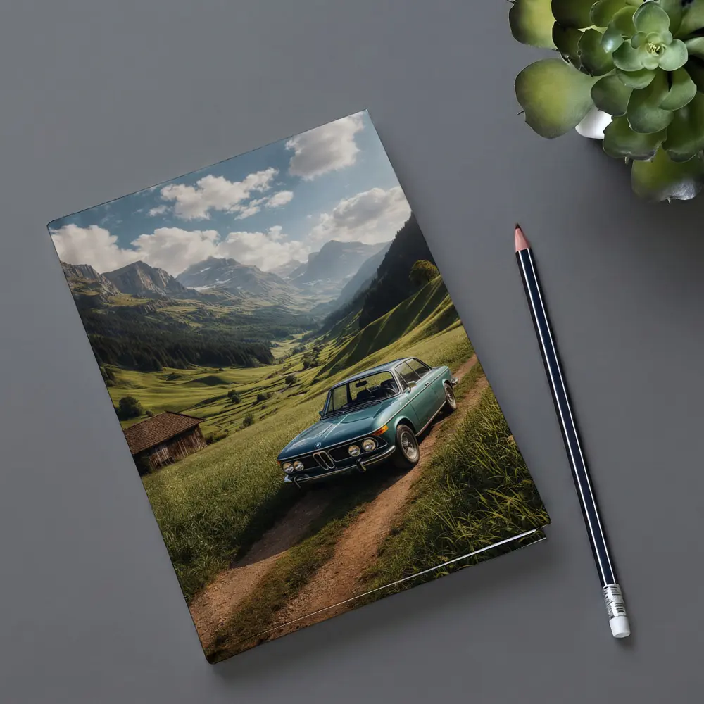 Vintage BMW Classic Car Alpine Valley – Notebooks