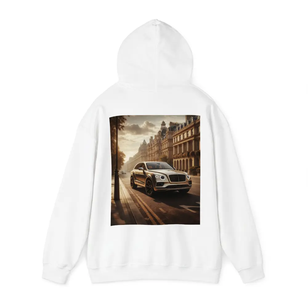 Bentley Bentayga Gold SUV London Street – Hoodies