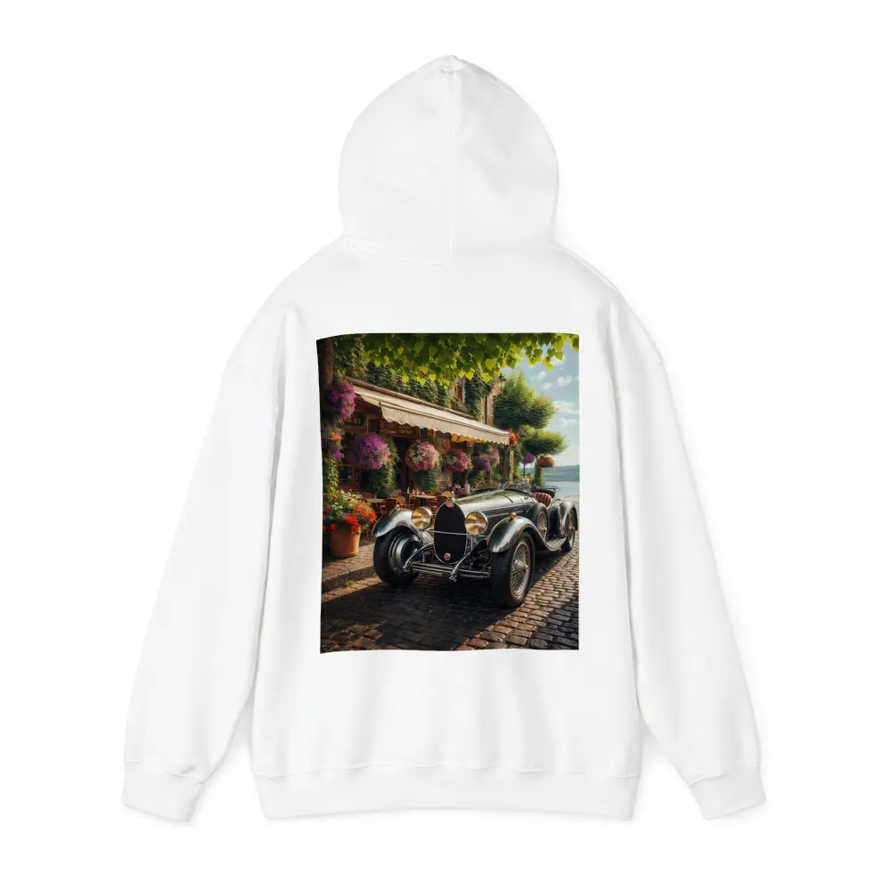 Vintage Bugatti Classic Car Cobblestone Street – Hoodies