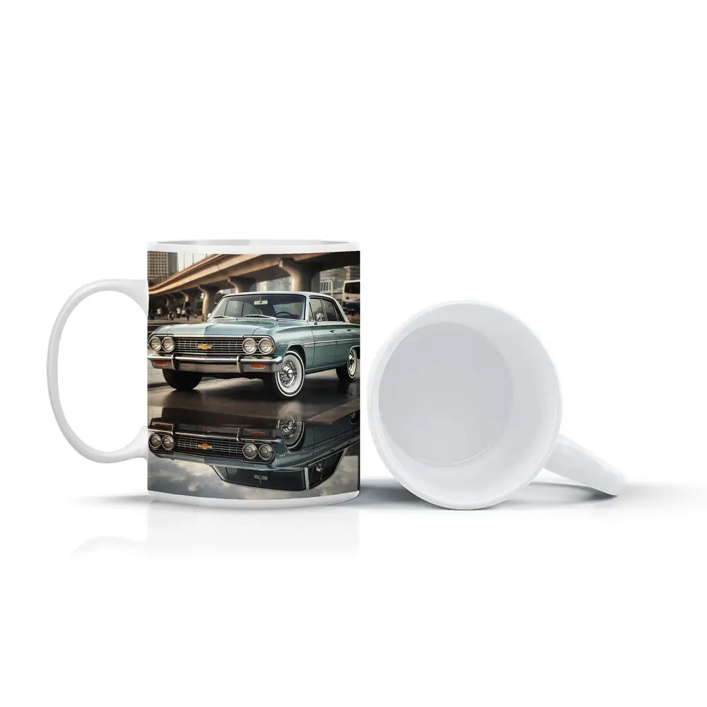 Chevrolet Malibu Classic Reflection City Background – Mugs