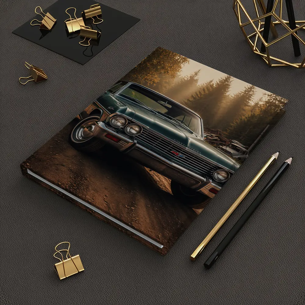 Chevrolet Malibu Classic Green Forest Road – Notebooks