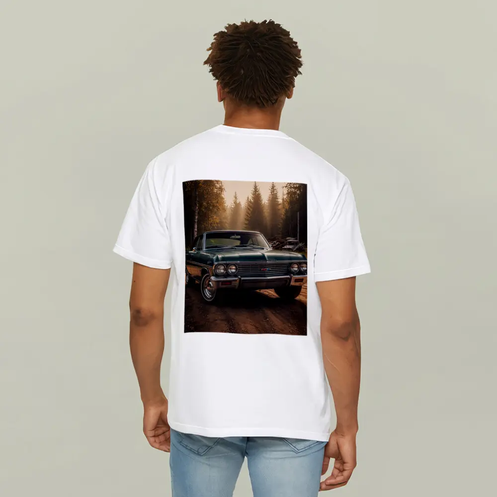 Chevrolet Malibu Classic Green Forest Road – T-Shirts