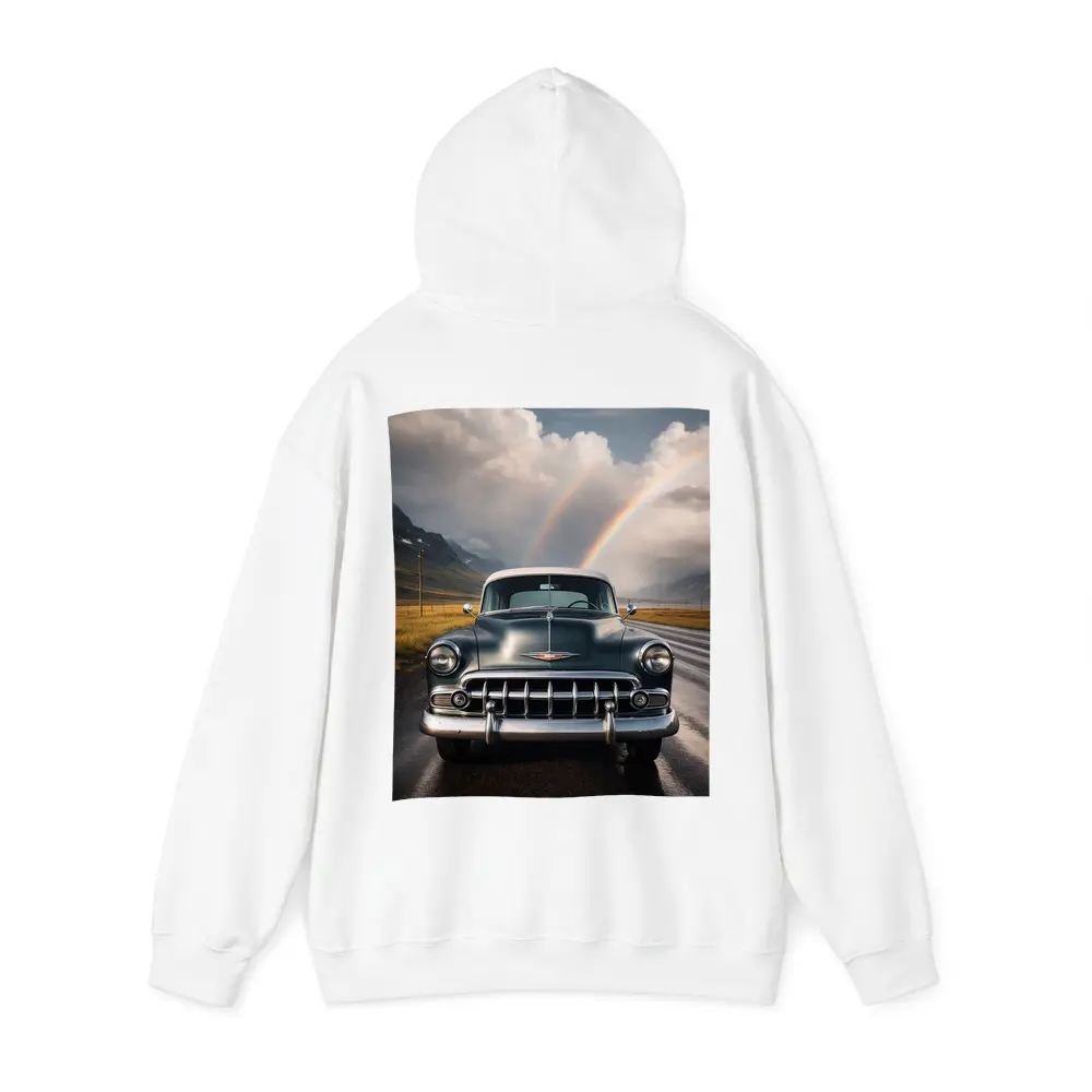 Vintage Chevrolet Classic Car Rainbow Road – Hoodies