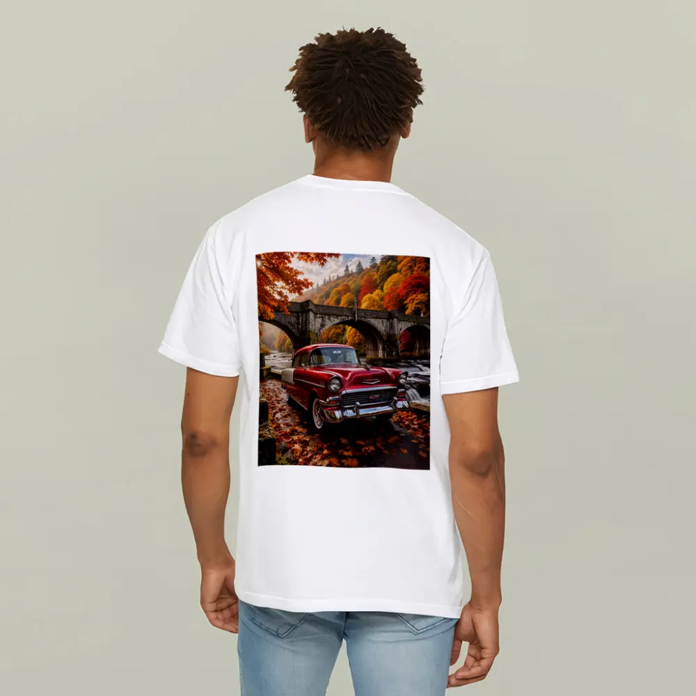 Vintage Chevrolet Bel Air Old Stone Bridge – T-Shirts
