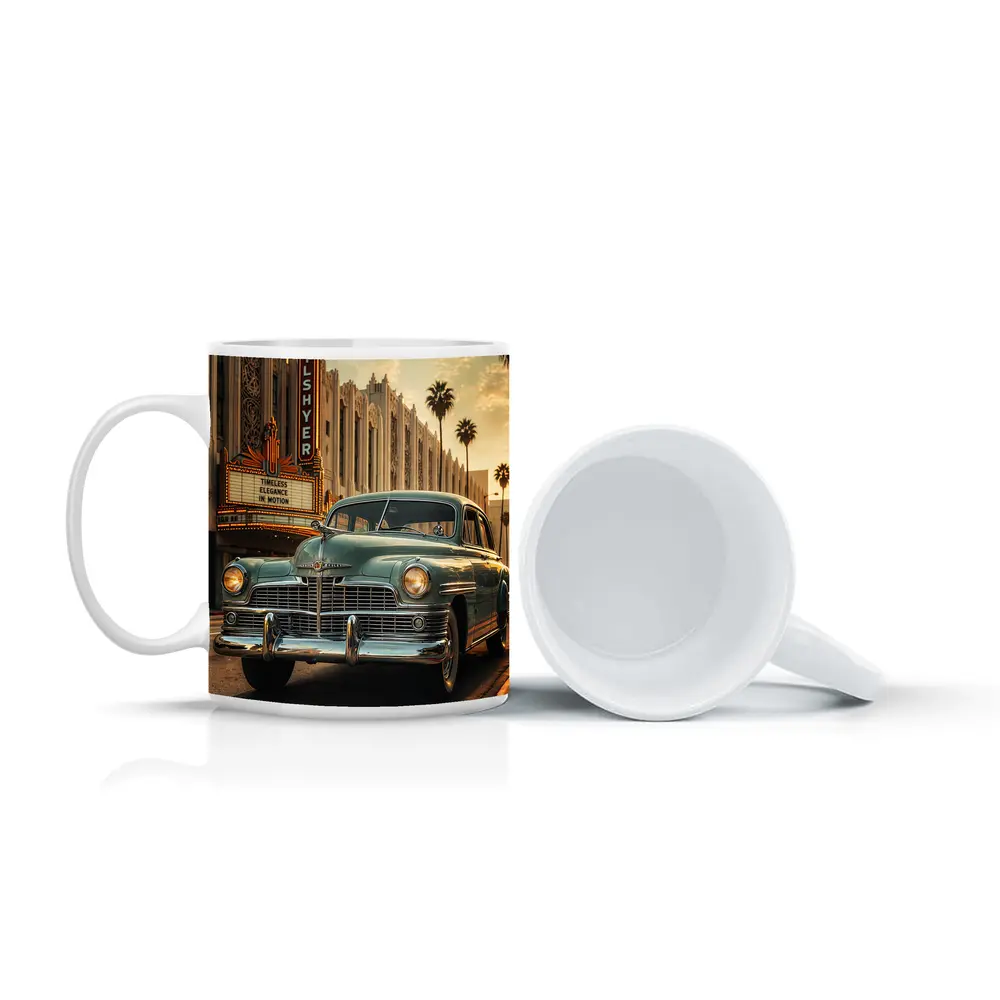 Vintage Chrysler Classic Car Hollywood Street – Mugs