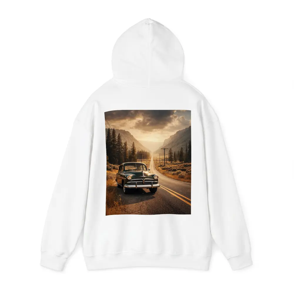 Vintage Dodge Classic Car Mountain Road – Hoodies