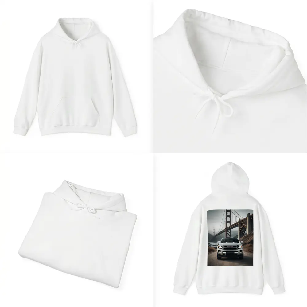 GMC Truck Golden Gate Bridge Foggy – Hoodies