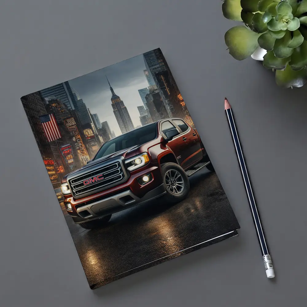 GMC Truck Dark Red New York City – Notebooks