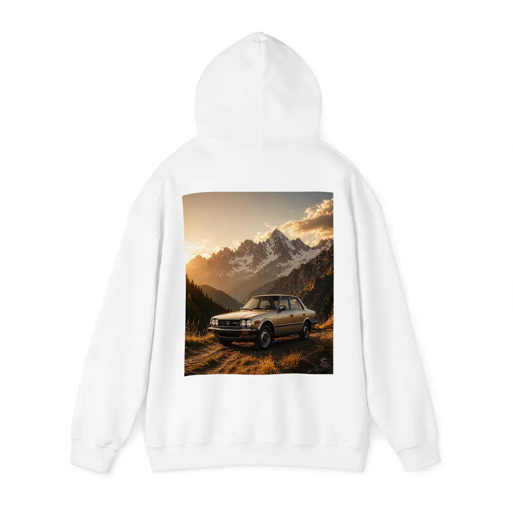 Honda Accord Classic Sedan Mountain Sunset – Hoodies