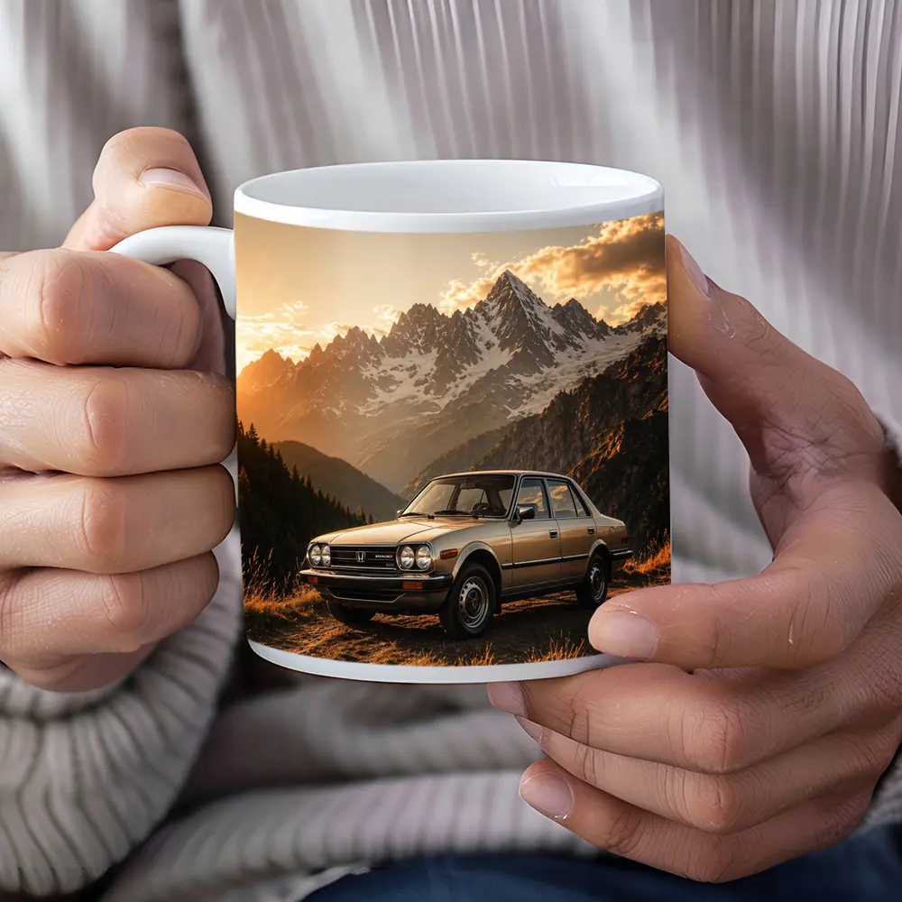 Honda Accord Classic Sedan Mountain Sunset – Mugs
