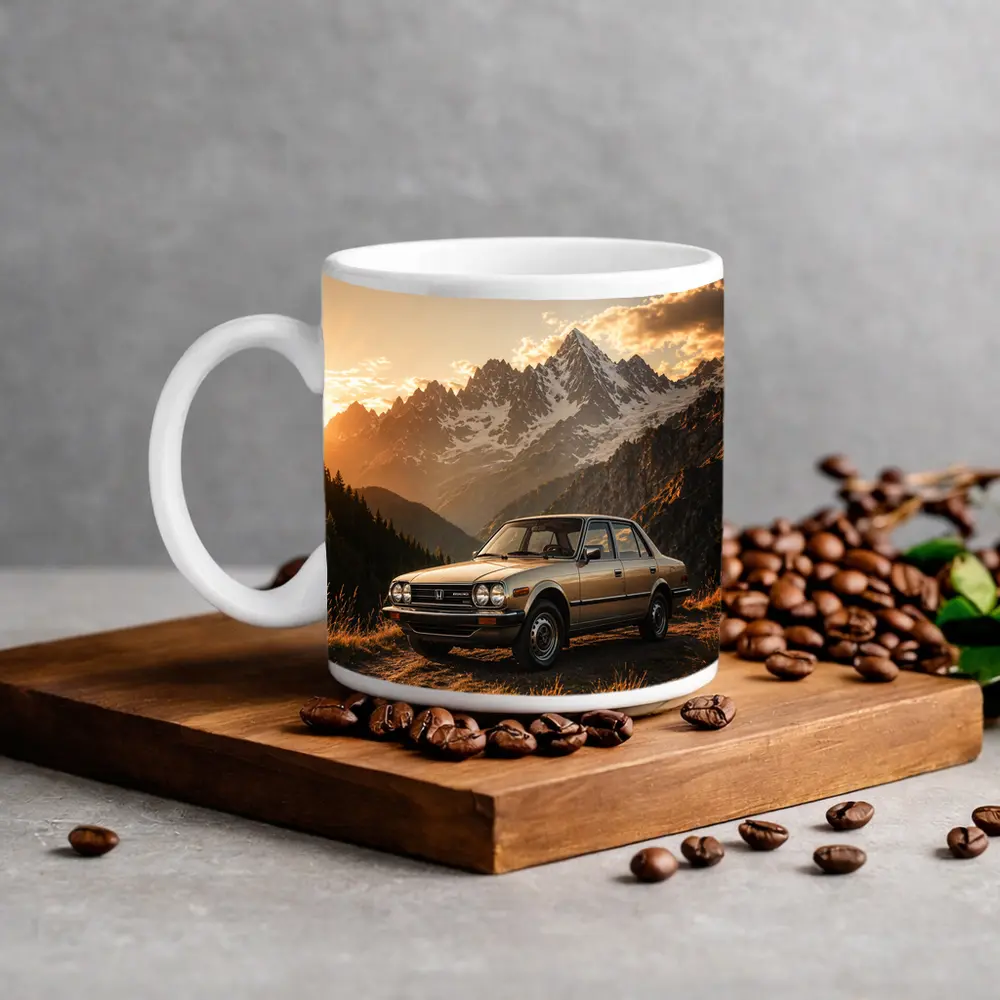 Honda Accord Classic Sedan Mountain Sunset – Mugs